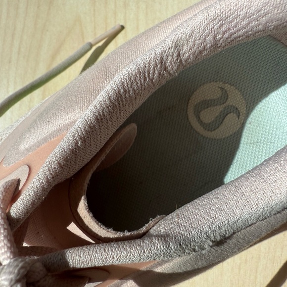 Lululemon Athletica 8.5 EUC “Blissfeel” pink and Neon Green Athletic Shoes - Picture 7 of 15